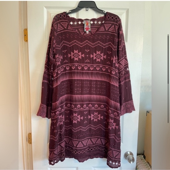 Johnny Was Avery Embroidered Dress - Picture 3 of 11